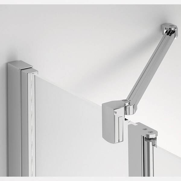 Душова кабіна SanSwiss Solino SOR5510005007 100х100 см профіль хром/прозоре скло, фото 5