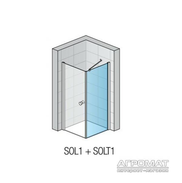 Боковая стенка SanSwiss Solino SOLT110005007 100 см, фото 2