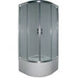 Душевая кабина Devit Nymfa FEN311PDEV 90х90 см профиль хром/матовое стекло с поддоном, фото 2