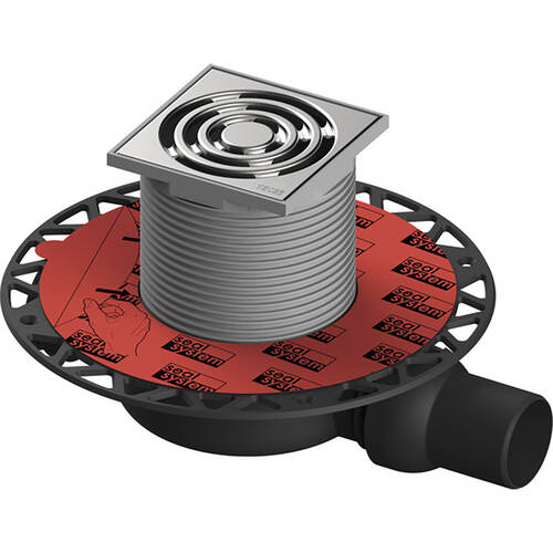 Душевой трап TECE Drainpoint S 110 3601100 с решеткой 100х100 мм, фото 1