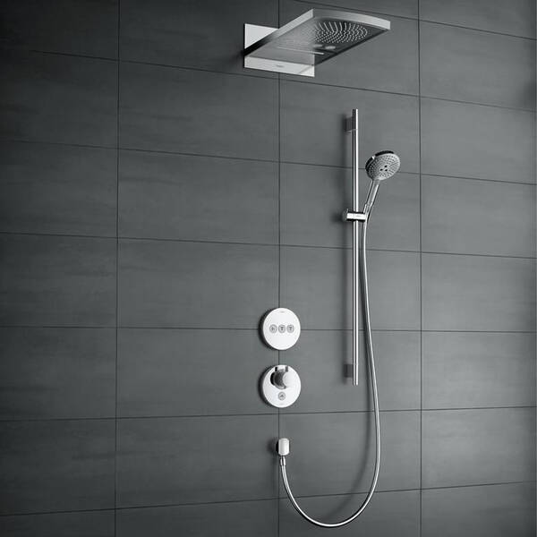 Смеситель скрытого монтажа для душа Hansgrohe ShowerSelect S 15744000 с термостатом, фото 3