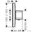 Смеситель скрытого монтажа для душа Hansgrohe Ecostat E 15706000 с термостатом, фото 2