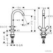 Смеситель для кухни Hansgrohe Logis 71280000, фото 2