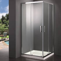 Душова кабіна Primera Frame SHRC53906 90х90 см профіль хром/прозоре скло, фото №1