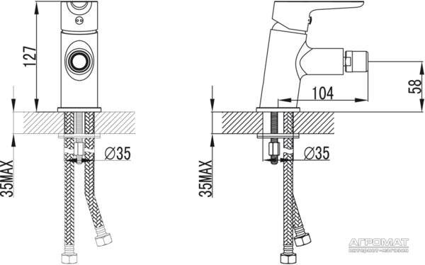 Смеситель для биде Primera Grand 10130022, фото 2
