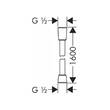 Душовий шланг Hansgrohe Isiflex 28276450 1,6 м, фото 3