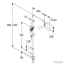 Душевая система Kludi Fizz 670930500 без смесителя, фото №2