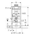 Инсталляция для унитаза Geberit Duofix 111.030.00.1 со смывным бачком Omega, фото 3