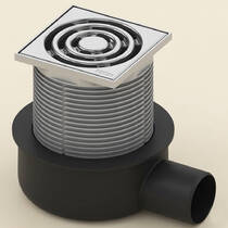 Душовий трап TECE Drainpoint S 50 3601050 з решіткою 100х100 мм, фото №1