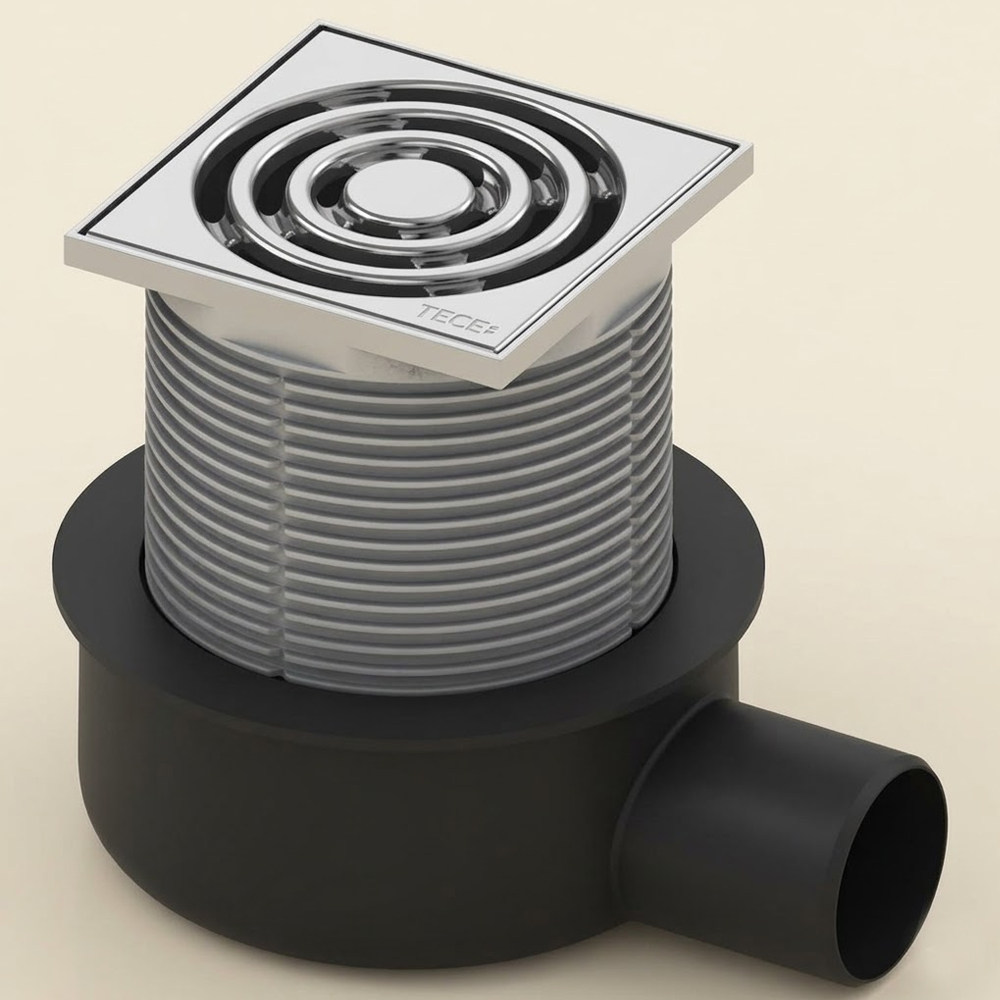 3601050 Зливний трап TECEdrainpoint S S50, низький (1 сорт)
