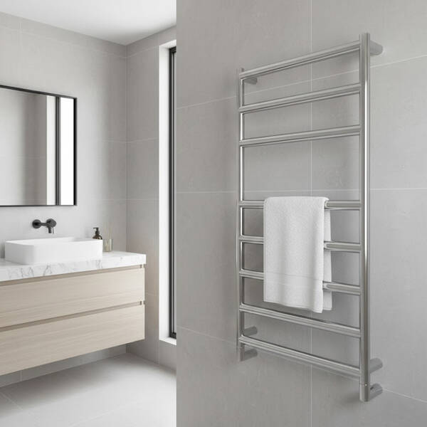 Рушникосушарка електрична Margaroli Sereno 584/8 570х930 мм хром 150 Вт, 230V/150W, фото 1