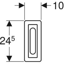 Поручень Kolo Lehnen Concept Pro L60301000 настінний нерухомий 60 см, нержавіюча сталь, фото №4