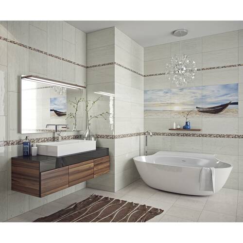 Плитка Golden Tile Crema Marfil Sunrise Crema Marfil Бежевий H51051 30x60 см, фото 2