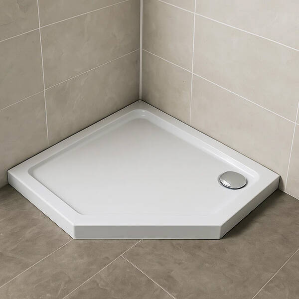 Душевой поддон Devit Comfort FTR0123 90х90х5,5 см пятиугольный, фото 1