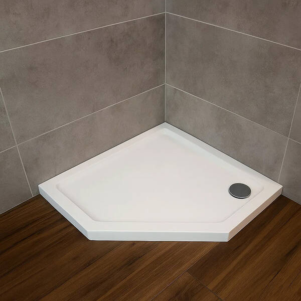 Душевой поддон Devit Comfort FTR0223 100х100х5,5 см пятиугольный, фото 1