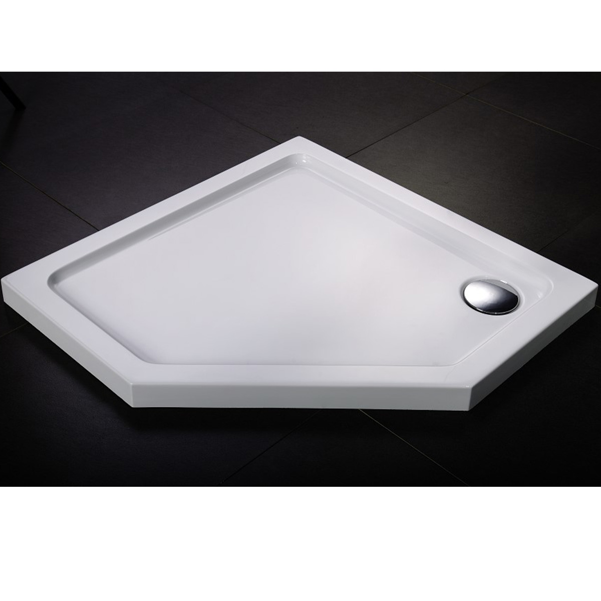 FTR0223 COMFORT Піддон душовий, п'ятикутн., 100х100, з сифоном (1 сорт)