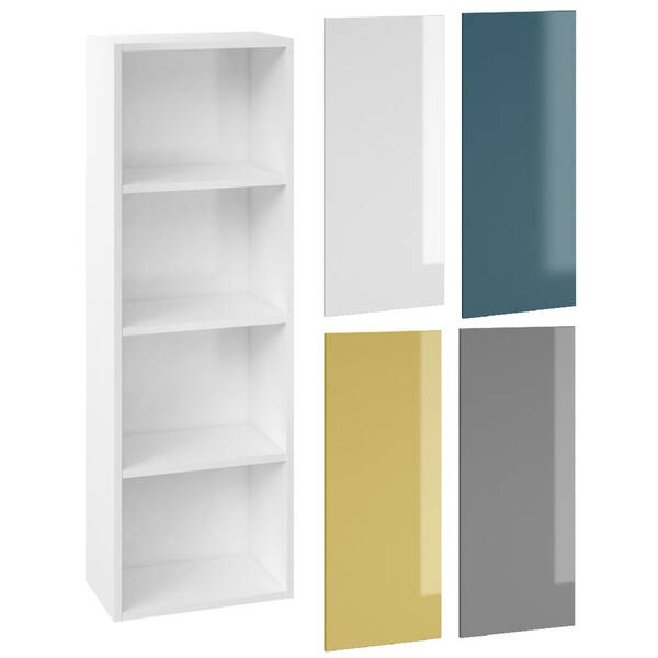 Фронтальна панель (двері) до шафки Cersanit Colour 40х120 сірий, фото 2