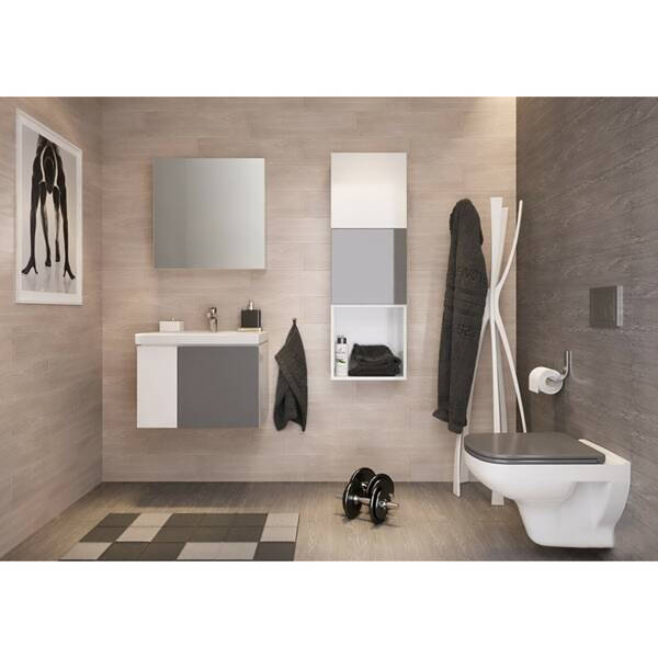 Фронтальна панель (двері) до шафки Cersanit Colour 40х80 білий, фото 2