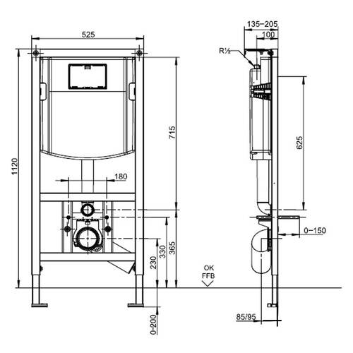 Инсталляция для унитаза Villeroy&Boch 92246100, фото 2