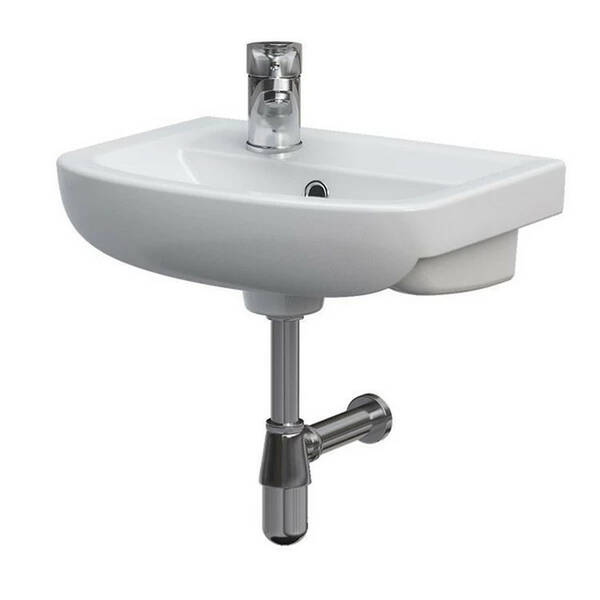 Раковина Cersanit Arteco 02022 40 см отвір для змішувача ліворуч, фото 1