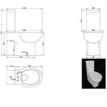 Кришка для бачка Primera Shape 8190015, фото №2