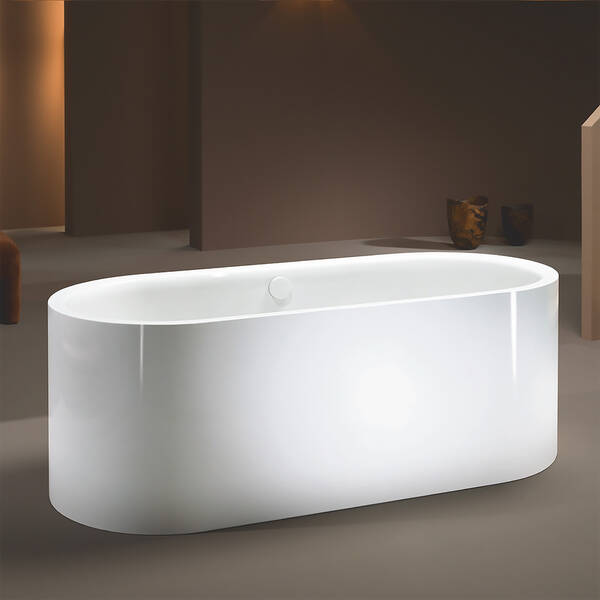 Ванна сталева Kaldewei Meisterstuck 200240403001 Centro Duo Oval 180x80 см з цільнолитою панеллю, фото 4