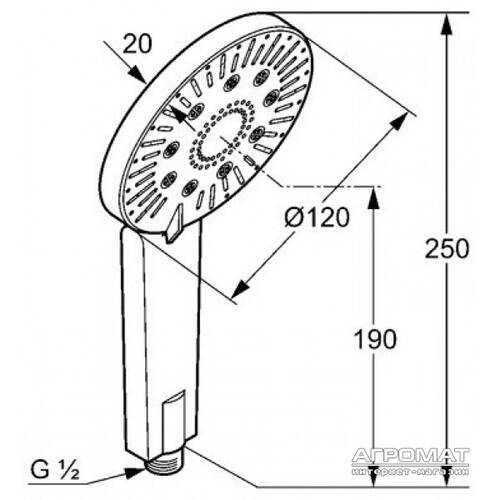 Ручной душ Kludi A-Qas 657000500, фото 2