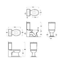 Унітаз-компакт Simas Londra LO 931 без бачка, фото №3