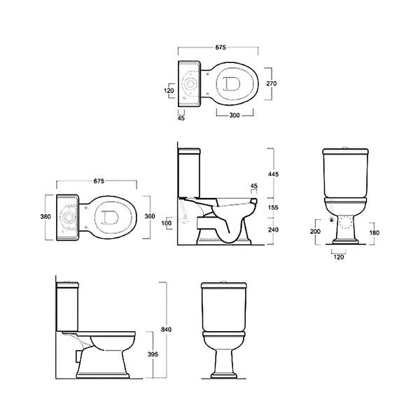 Унітаз-компакт Simas Londra LO 931 без бачка, фото 3