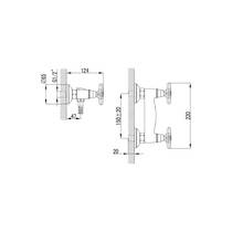 Смеситель для душа Devit Sheffield 43915133, фото №2