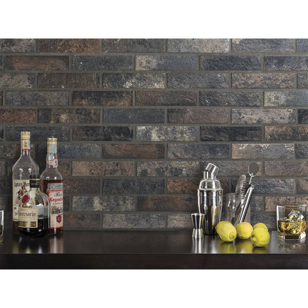 Керамограніт Rondine Bristol J85671 Brst Umber Brick 6x25 см, фото 2