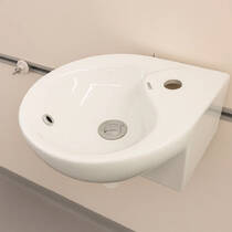 Раковина Devit Small 1011135 кутова, фото №1