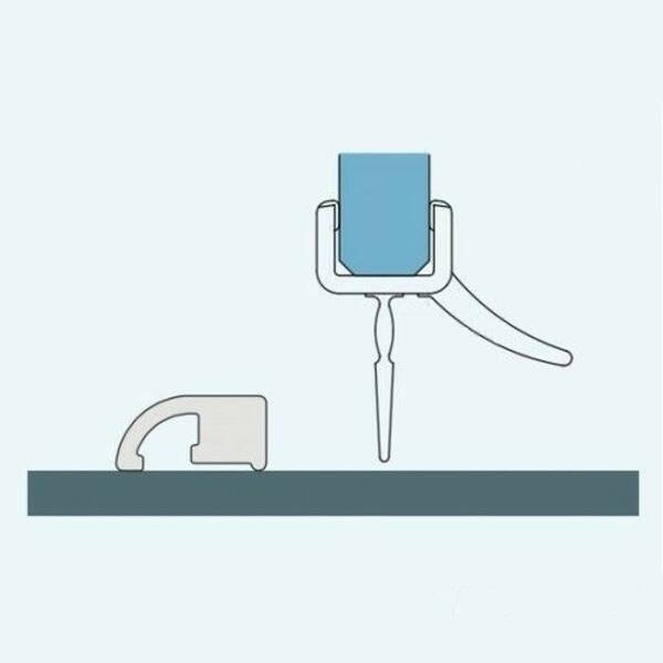 Пороговая планка SanSwiss Solino S.SOR55.50 четверть круга, фото 1