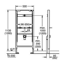 Інсталяція для пісуара Grohe Rapid SL 38517001, фото №2