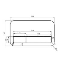 Клавиша смыва Villeroy&Boch ViConnect 92249068 E200 белый, фото №2