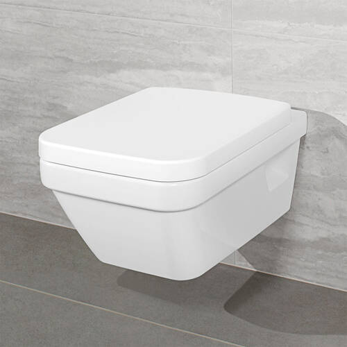 Унітаз підвісний Villeroy&Boch Omnia Architectura 5685HR01 із сидінням Soft Close 9M58S101, фото 4