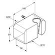Шланговое подключение Kludi A-Qa DN 15 655600500 с держателем для душа, фото 2