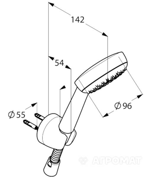 Душовий набір Kludi Logo 1S 680100500, фото 2