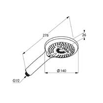 Ручний душ Kludi Freshline 679000500, фото №3