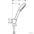Душовий набір Hansgrohe Crometta Vario 26666400, фото 2