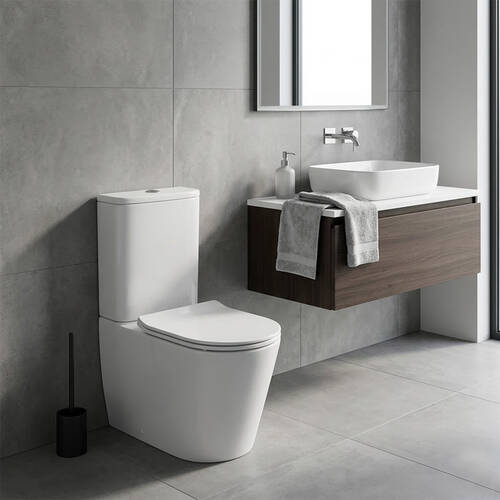 Унітаз-компакт Primera Grand 8390022 із сидінням з дюропласту Soft close, фото 4