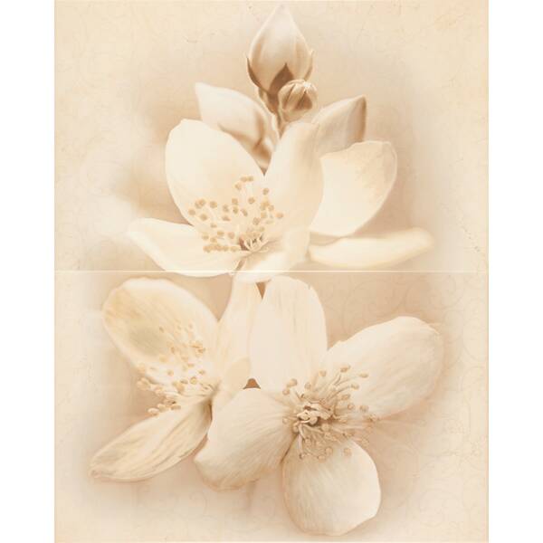 Декор Cersanit Diana Dec Flower 50x40 см, фото 1