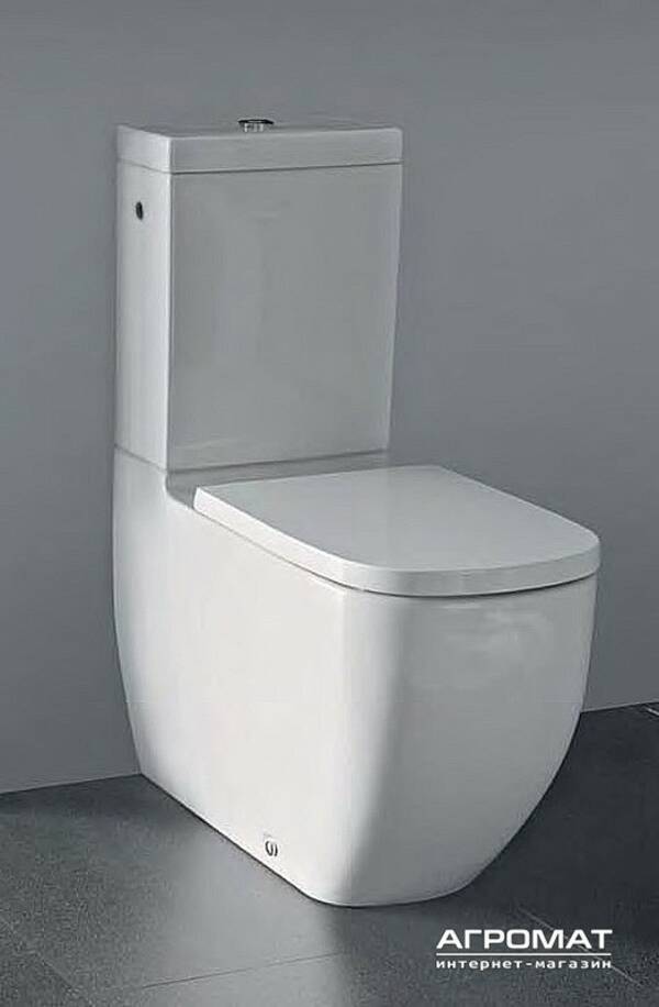 Унітаз-компакт Laufen Palomba H8248060002311 без зливного бачка та сидіння, фото 4