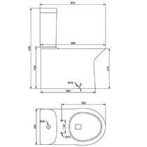Крышка для бачка Devit Aurora 2.0 3014128 унитаза-компакта 3110128, фото №2