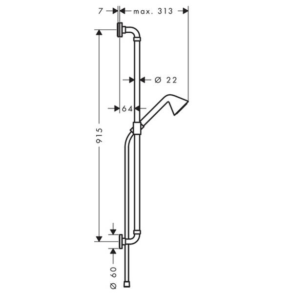 Душовий набір Axor Starck 26023310, фото 3