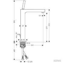 Смеситель для раковины Axor Citterio 39020310, фото №2