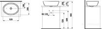 Раковина Laufen Pro b H8129640001091 52 см, фото №2