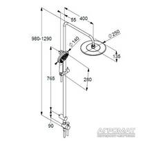 Душевая система Kludi Freshline 670900500, фото №2