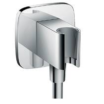 Шланговое подключение Hansgrohe Porter E Square 26485000 с держателем для душа, фото №1