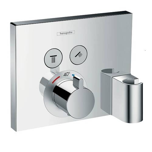 Смеситель скрытого монтажа для душа Hansgrohe ShowerSelect 15765000 с термостатом, фото 1